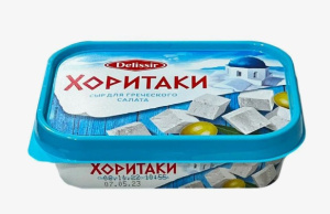 Сыр плавл. Хоритаки 30%, 180г, евроконтейнер, DELISSIR (24шт)