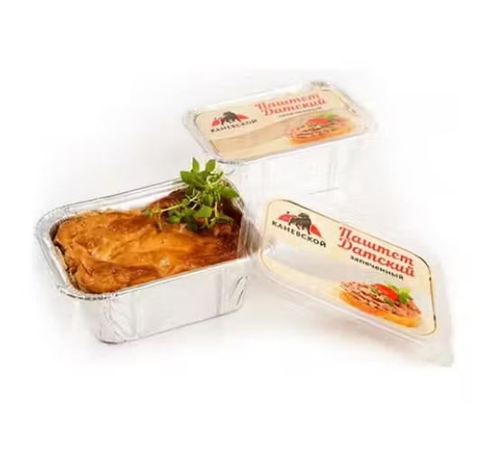 Паштет Датский мясной запеченный, 200г, ал.ф. в/у, Каневской МПК (40шт)