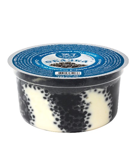 Икра имит. Осетровая с кремом Черная Сказка, 200г, пл/б, Европром (24шт)