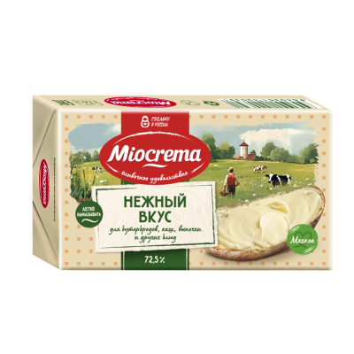 Крем на раст. маслах, 180г, фольга, MIOCREMA (20шт)
