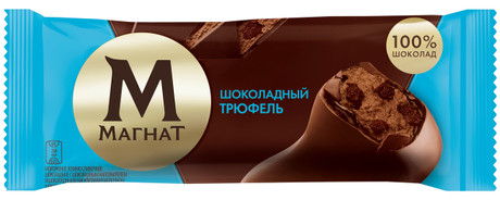 Мороженое эскимо Шоколадный трюфель, 67г, флоупак, Магнат (24шт)