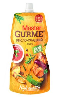 Соус Кисло-сладкий, 200г, дойпак, MASTER GURME (12шт)