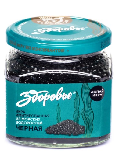 Икра имит. Черная, 420г, ст/б, Здоровье (6шт)