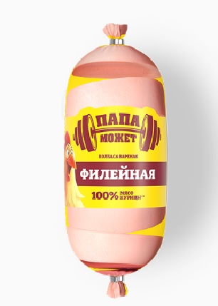 Колбаса вареная Филейная, вес, п/о, Папа Может (прим.1кг)