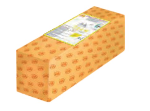 Сыр полутв. Эдам 45%, вес, брус, Юговской (5шт*3кг)