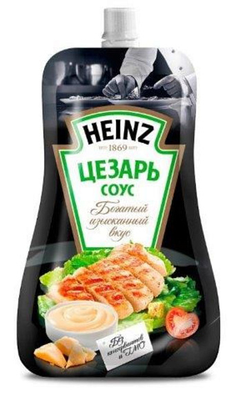 Соус Цезарь, 200г, дойпак, HEINZ (14шт)