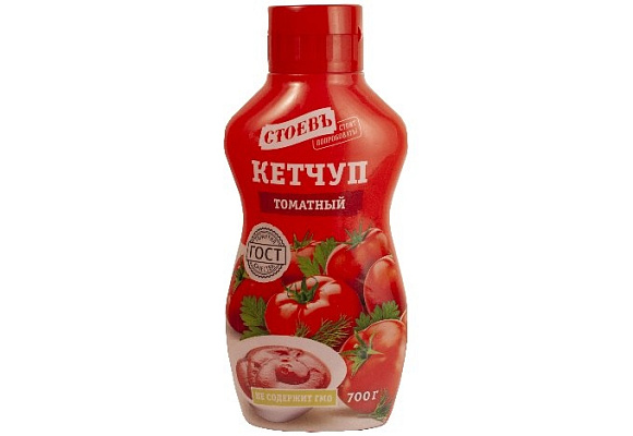 Кетчуп Томатный, 700г, пл. бут., Стоевъ (8шт)