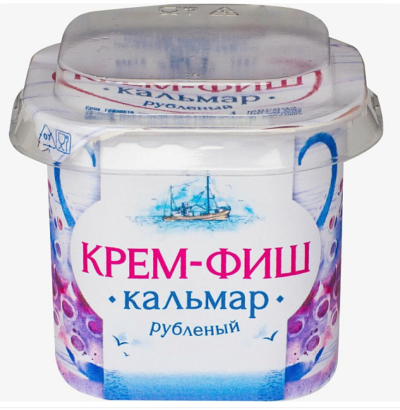 Паста Крем-Фиш Кальмар рубленый, 150г, пл/б, Европром (6шт)