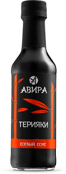 Соус Соевый Терияки, 250мл, ст/бут, Авира (12шт)