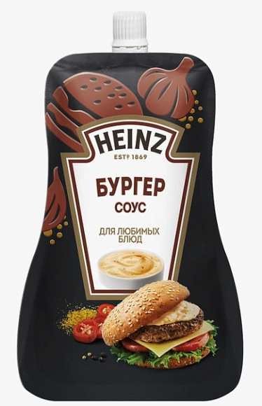 Соус Бургер, 200г, дойпак, HEINZ (14шт)