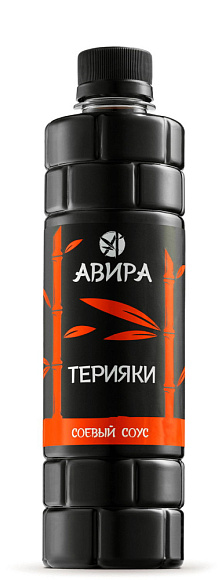 Соус Соевый Терияки, 400мл, ПЭТ, Авира (12шт)