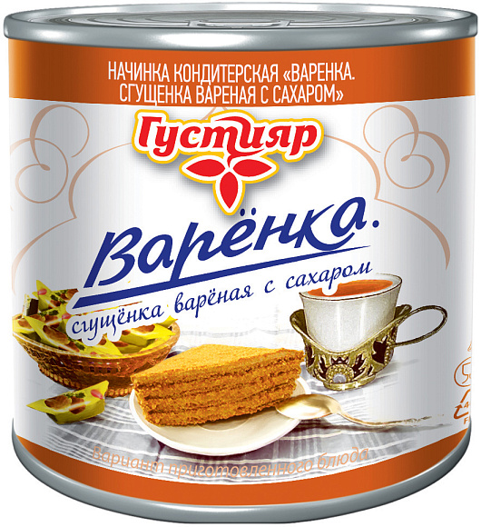 Сгущенка с сах. Начинка конд. 8,5%, 370 г 7А, Густияр экстра