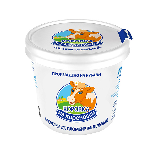 Мороженое пломбир ванильн. 15,0%, 70 г стакан бум., КизК