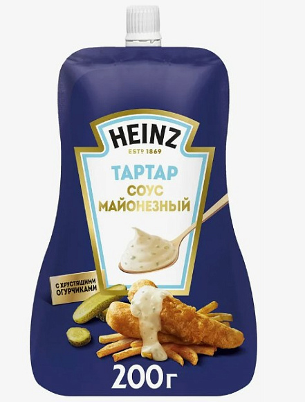 Соус Тартар, 200г, дойпак, HEINZ (14шт)