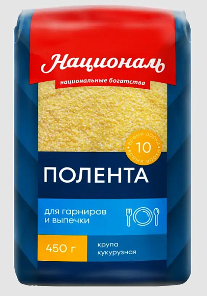 Полента, 450г, пакет, Националь (6шт)