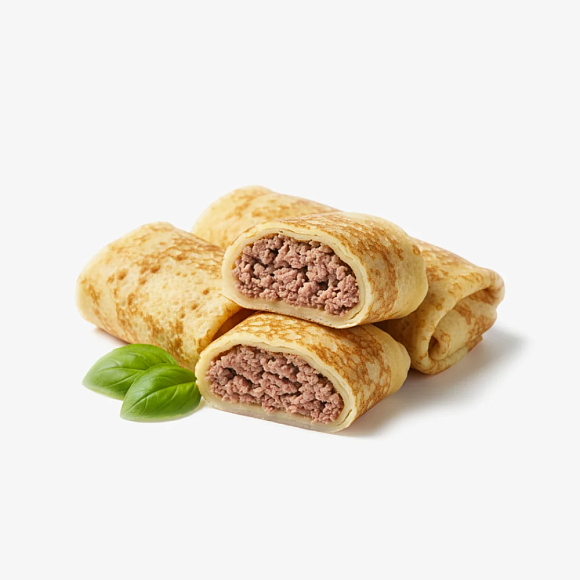 Блинчики с Мясом Домашние, вес, гофрокороб, Алидан (6кг)