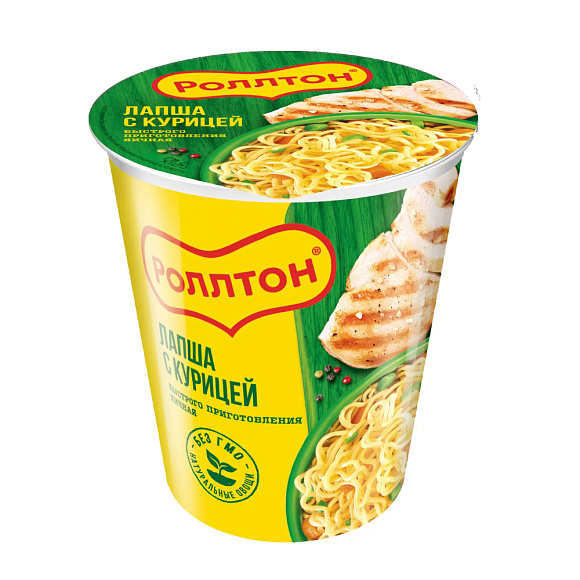 Лапша с Курицей, 70г, стакан, Роллтон (24шт)