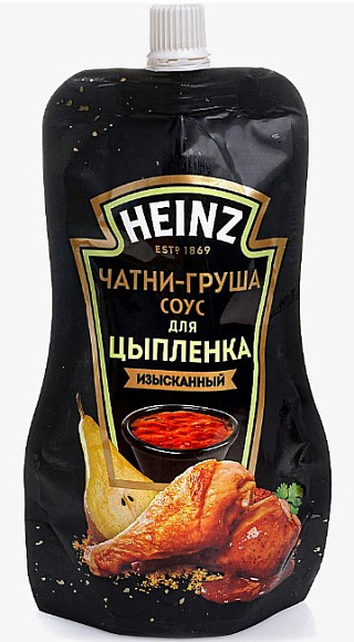 Соус Чатни-Груша, 200г, дойпак, HEINZ (14шт)