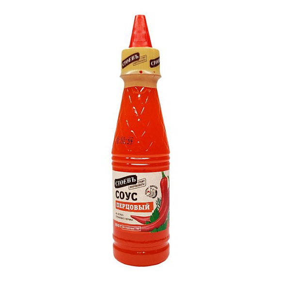 Соус Перцовый, 200г, ПЭТ бут., Стоевъ (20шт)