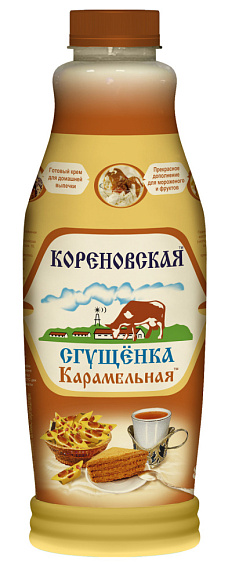 Варёнка. Сгущенка вар. с сах. Карамельная 4,0%, 1,25 кг бут. ПЭТ, Кореновск.